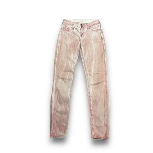True Religion Women's Skinny Jeans Red Dye (discolored) Size 26 / 26 x 30